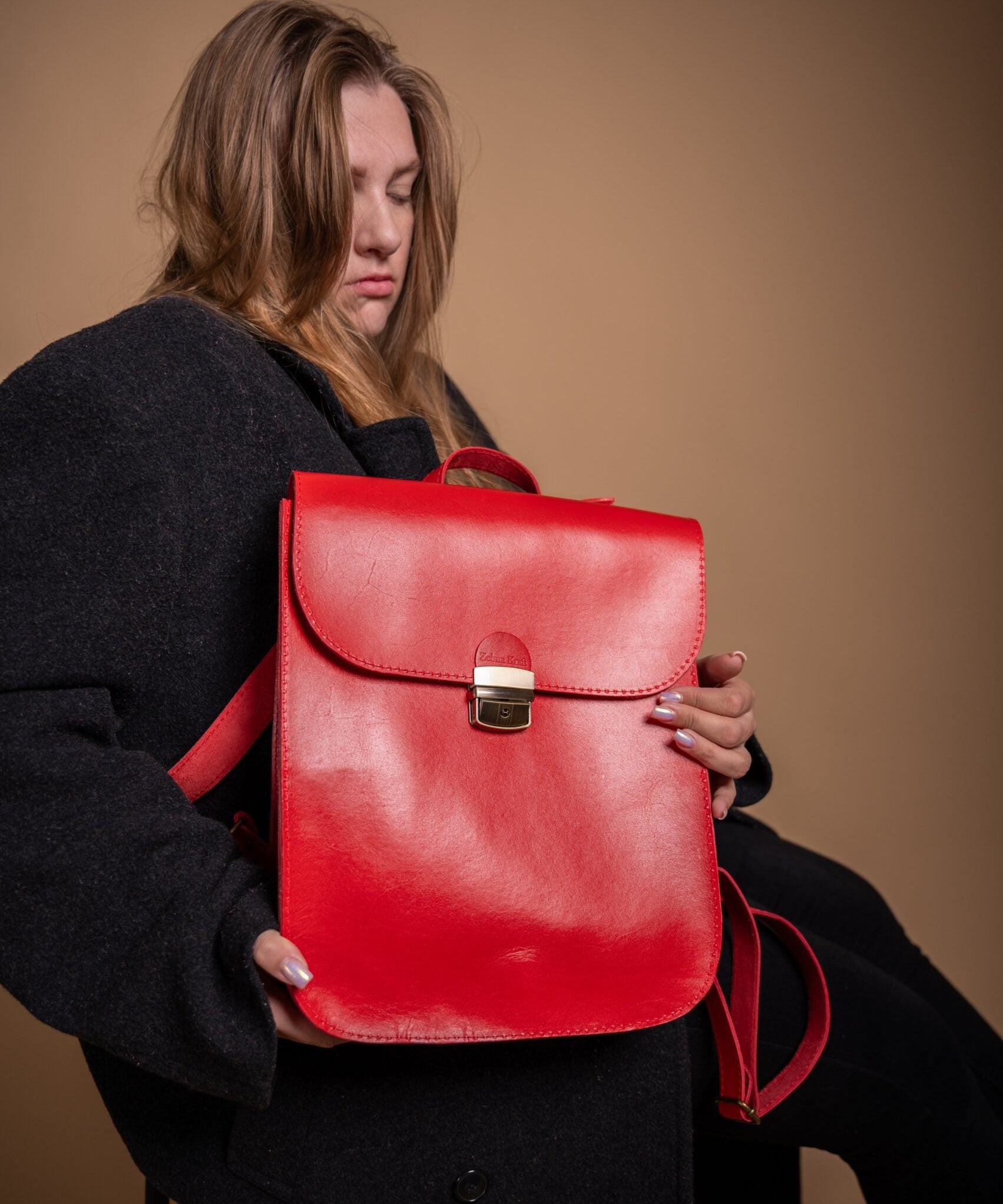 Handmade Latvian leather backpack — Nordic-Baltic craft
