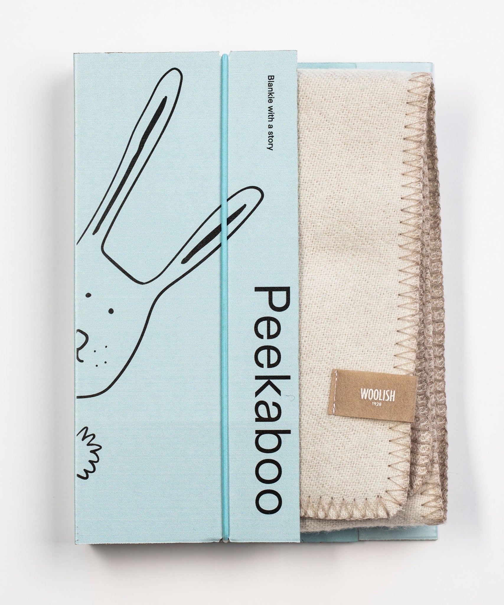 Woolish merino baby blanket, gift-boxed