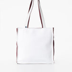 Folk 2 leather tote bag/handbag - White