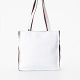 Folk 2 leather tote bag/handbag - White
