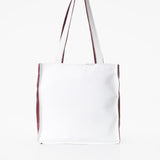 Folk 2 leather tote bag/handbag - White