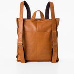 Folk 2 Leather Backpack - Caramel