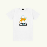 Miesten puuvilla-t-paita – DJ Cat