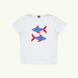 Naisten puuvilla-t-paita – Pisces