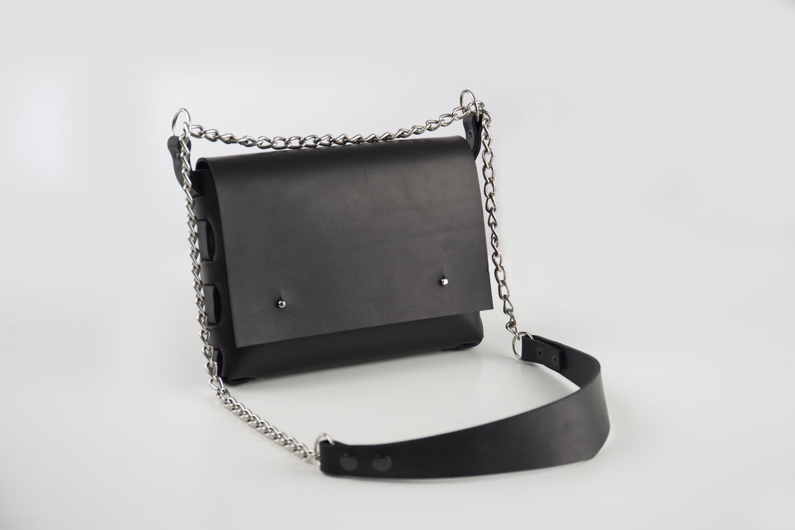 Leather Handbag Agatha No 3 Chain Strap Design - Snøluv