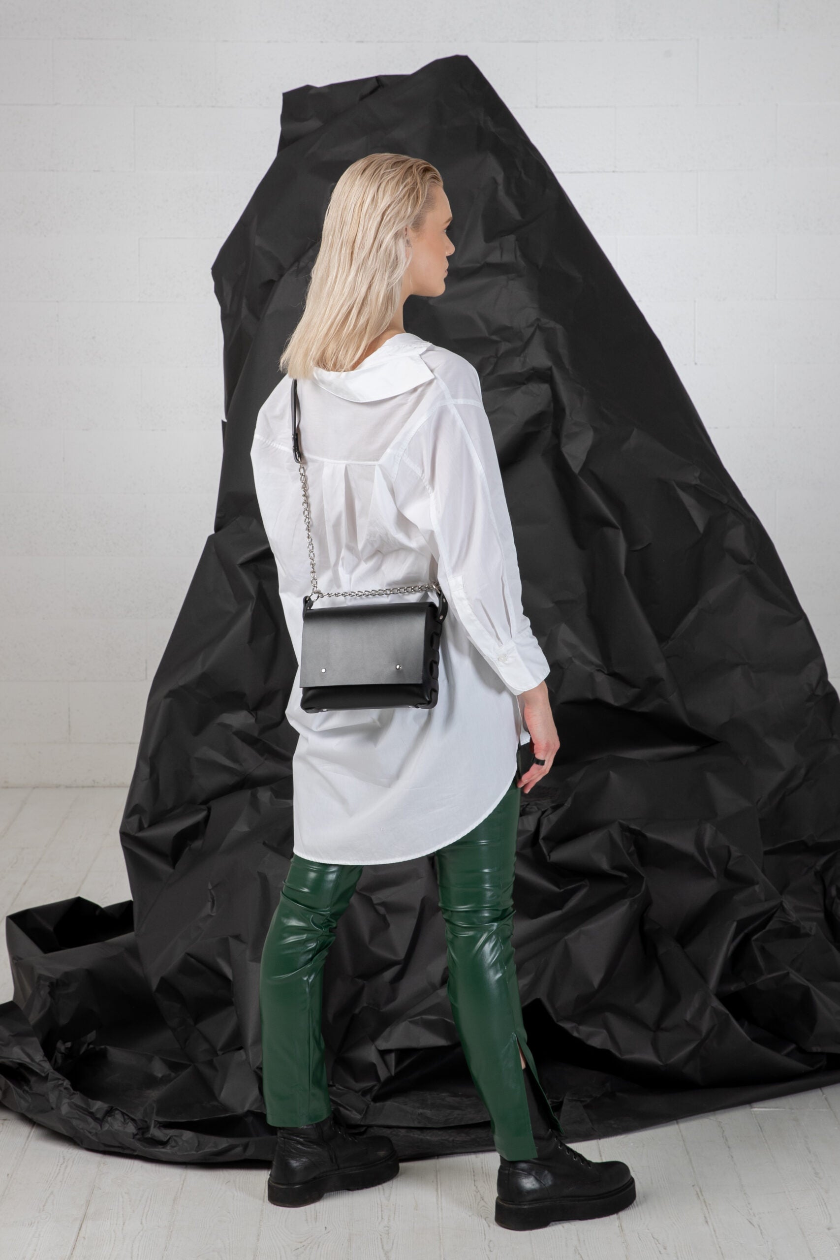 Leather Handbag Agatha No 3 Chain Strap Design - Snøluv