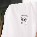 Organic Cotton Oversize T-Shirt – Kitty Current Mood - Snøluv