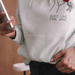 Oversized Hoodie Aged Like Fine Wine Unisex - Snøluv