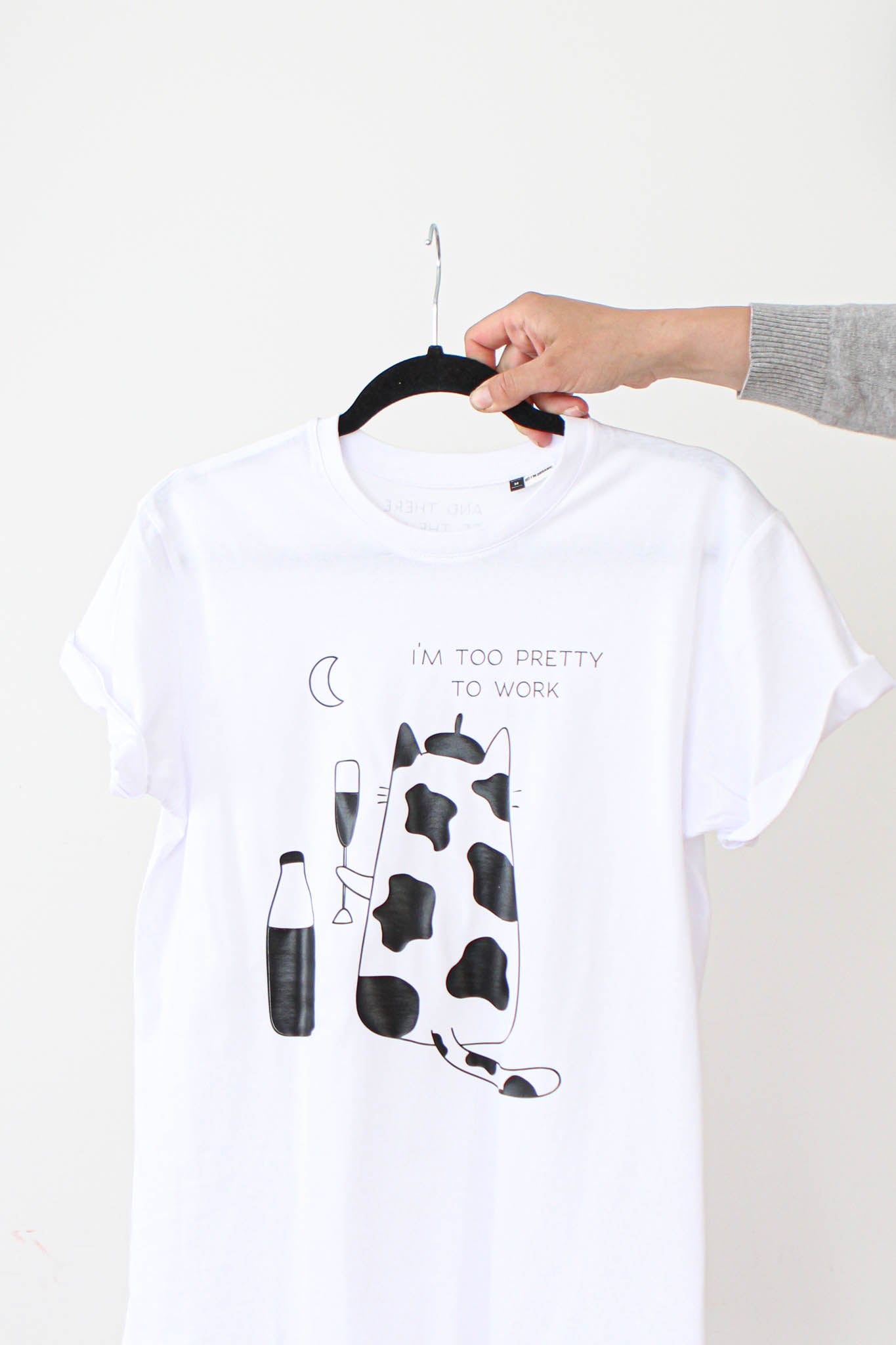 Organic Cotton Oversized T-Shirt Too Pretty - Snøluv