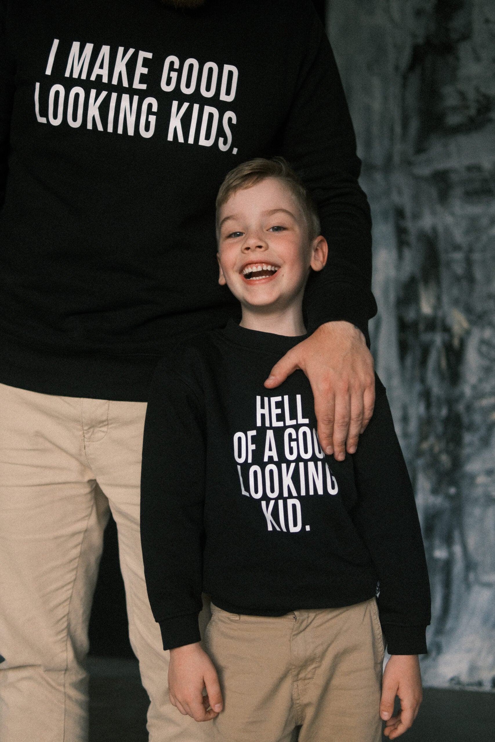 Matching Sweatshirts Dad and Kid - Snøluv