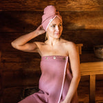 Hair Wrap for Women - Cotton Waffle