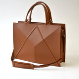FACET handbag - Caramel Brown