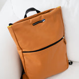 Barbara Leather Backpack - Calvados