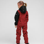 Softshell Onesie for Kids - SUNSET RED
