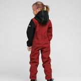 Softshell Onesie for Kids - SUNSET RED