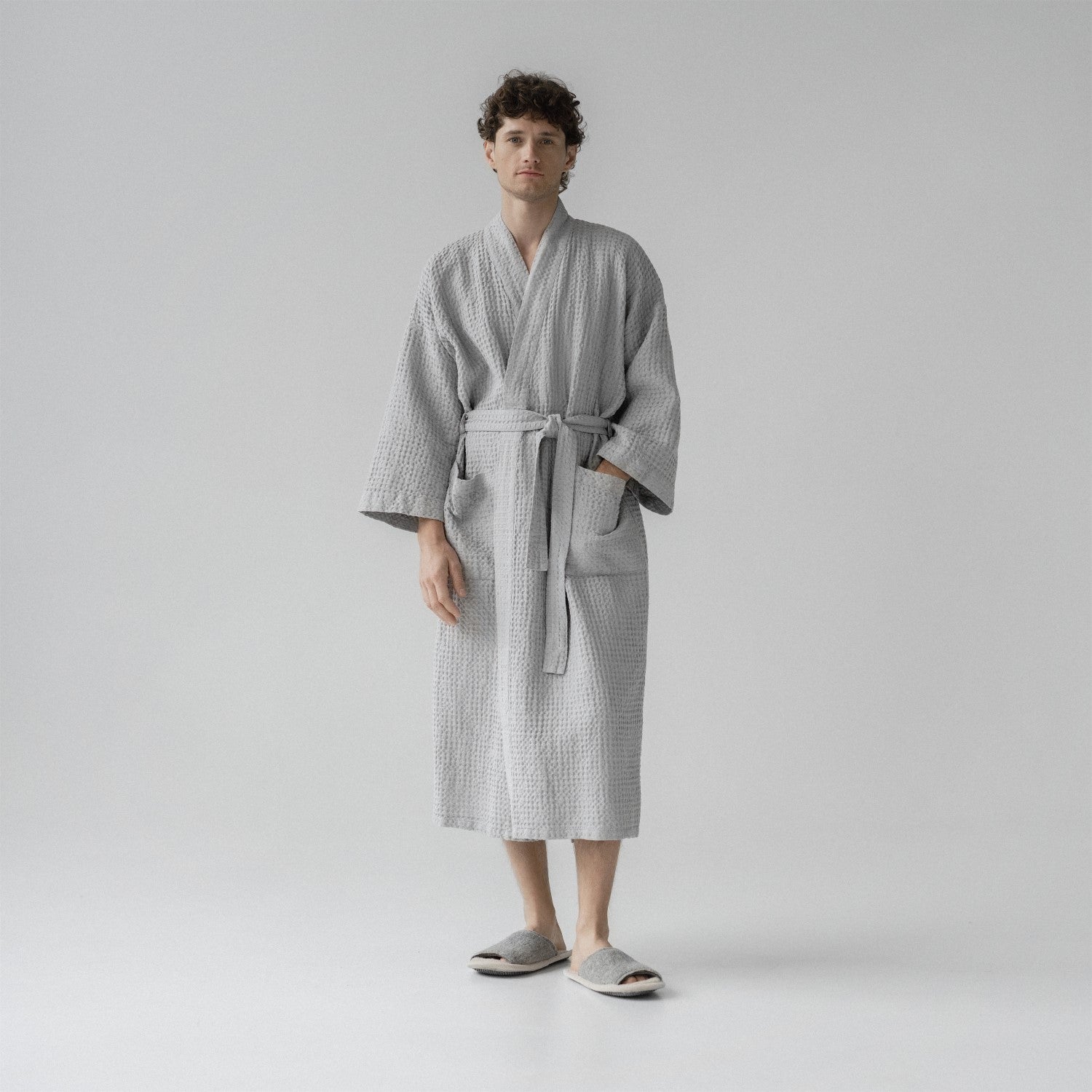 Honeycomb Waffle Bathrobe - Snøluv