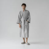Honeycomb Waffle Bathrobe - Snøluv