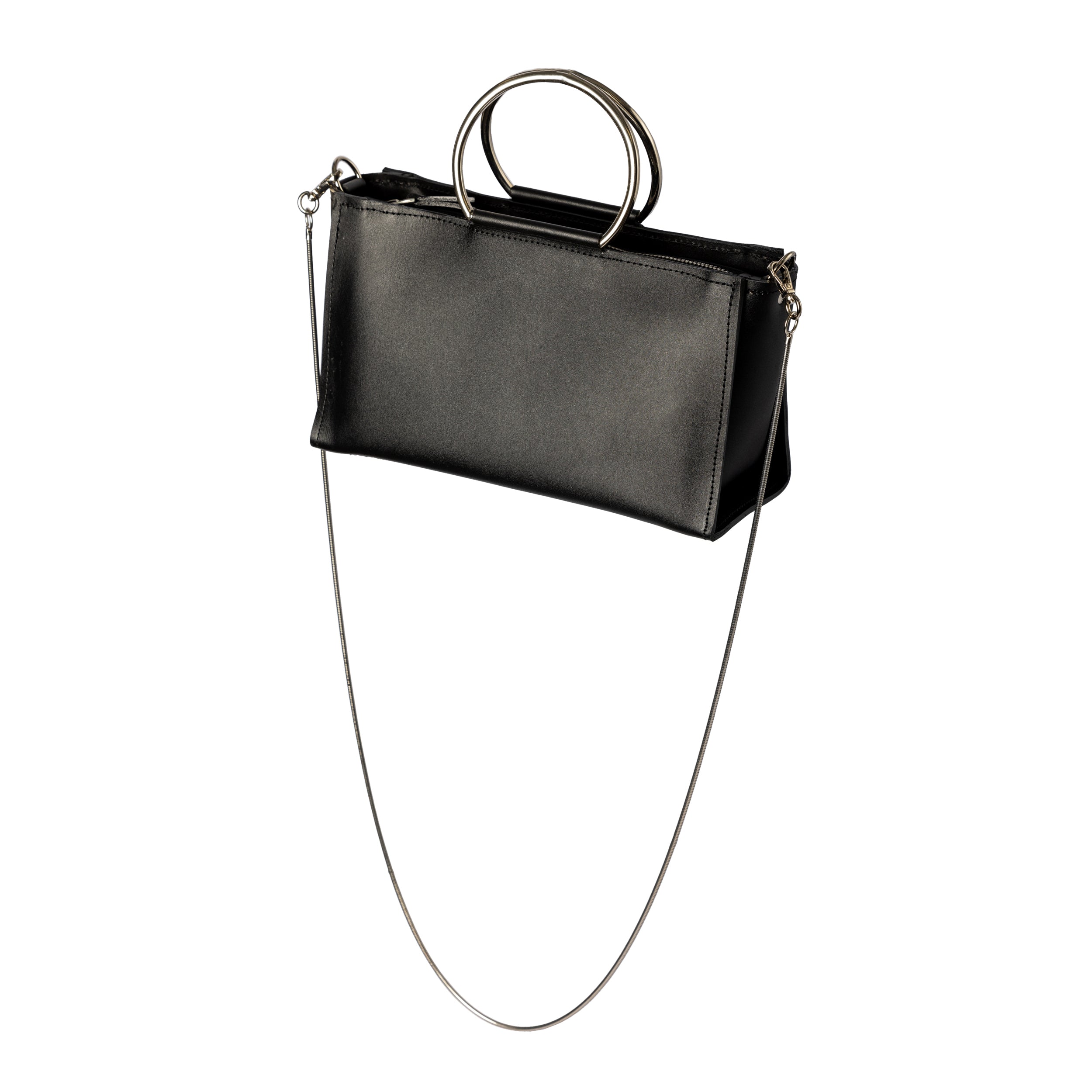 Leather Shoulder Bag Maria Mini Handmade - Snøluv