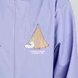 Moomin Rain Jacket Unisex Waterproof- Lilac - Snøluv