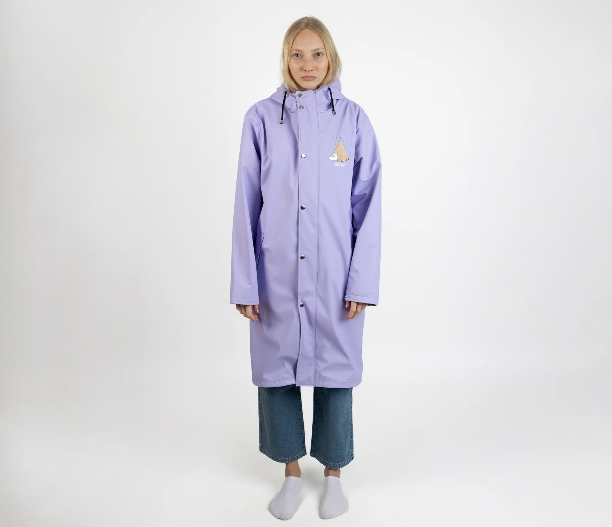 Moomin Rain Jacket Unisex Waterproof- Lilac - Snøluv
