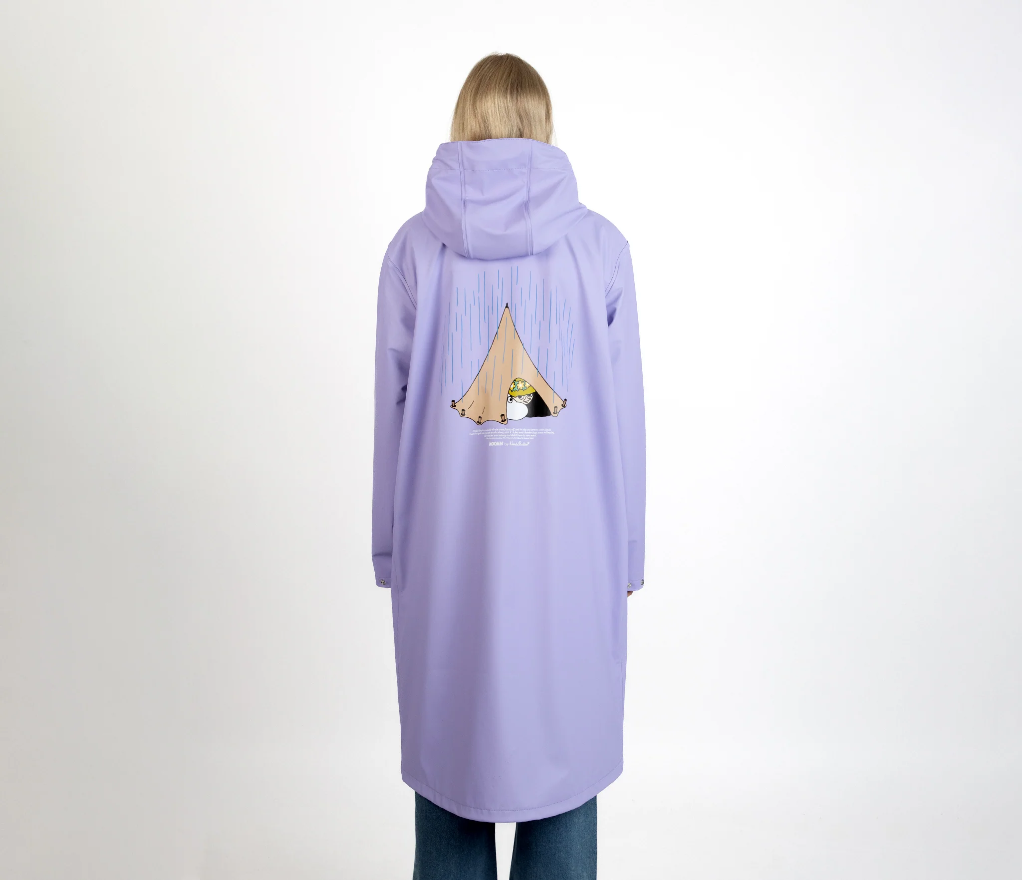 Moomin Rain Jacket Unisex Waterproof- Lilac - Snøluv