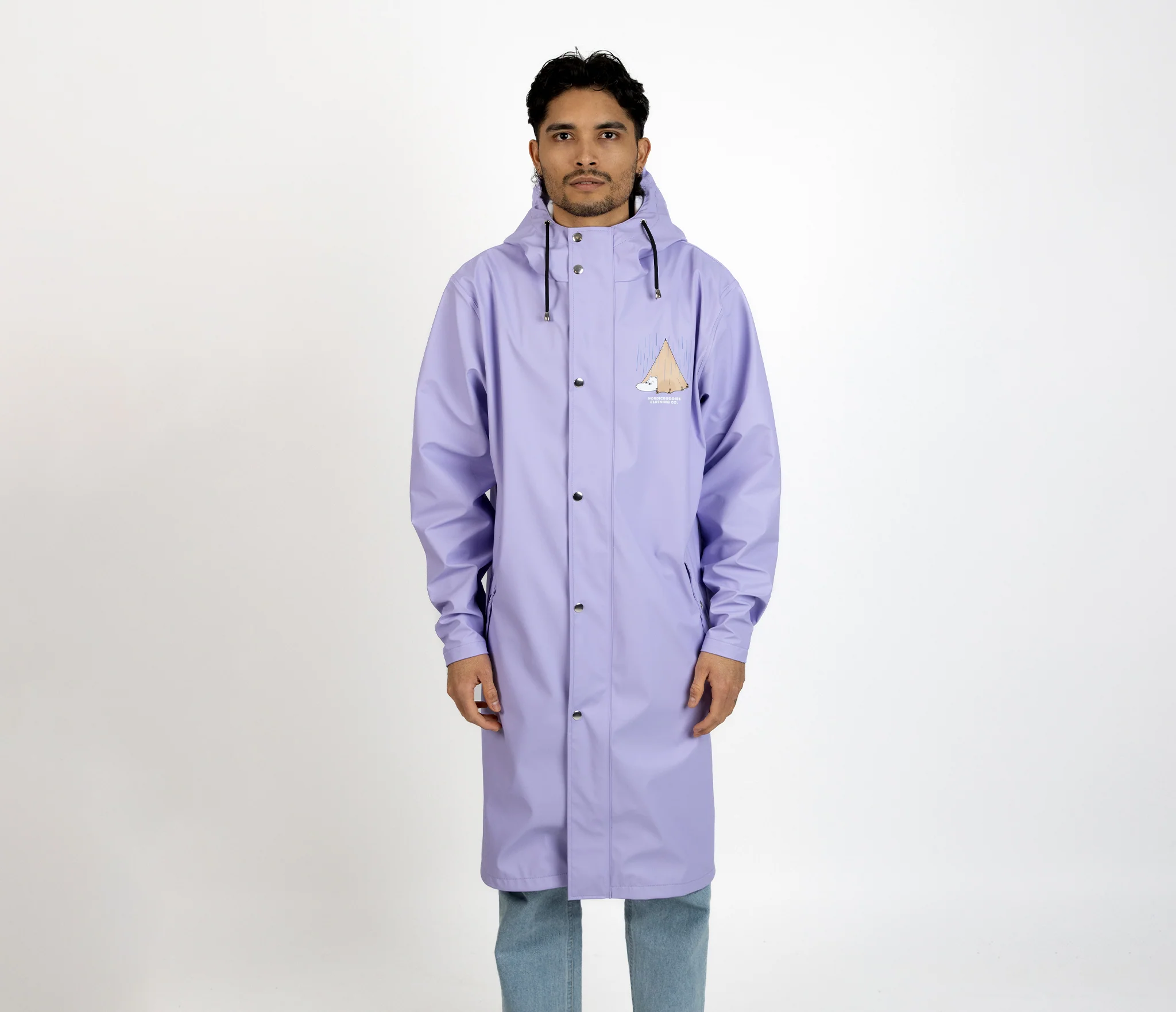 Moomin Rain Jacket Unisex Waterproof- Lilac - Snøluv
