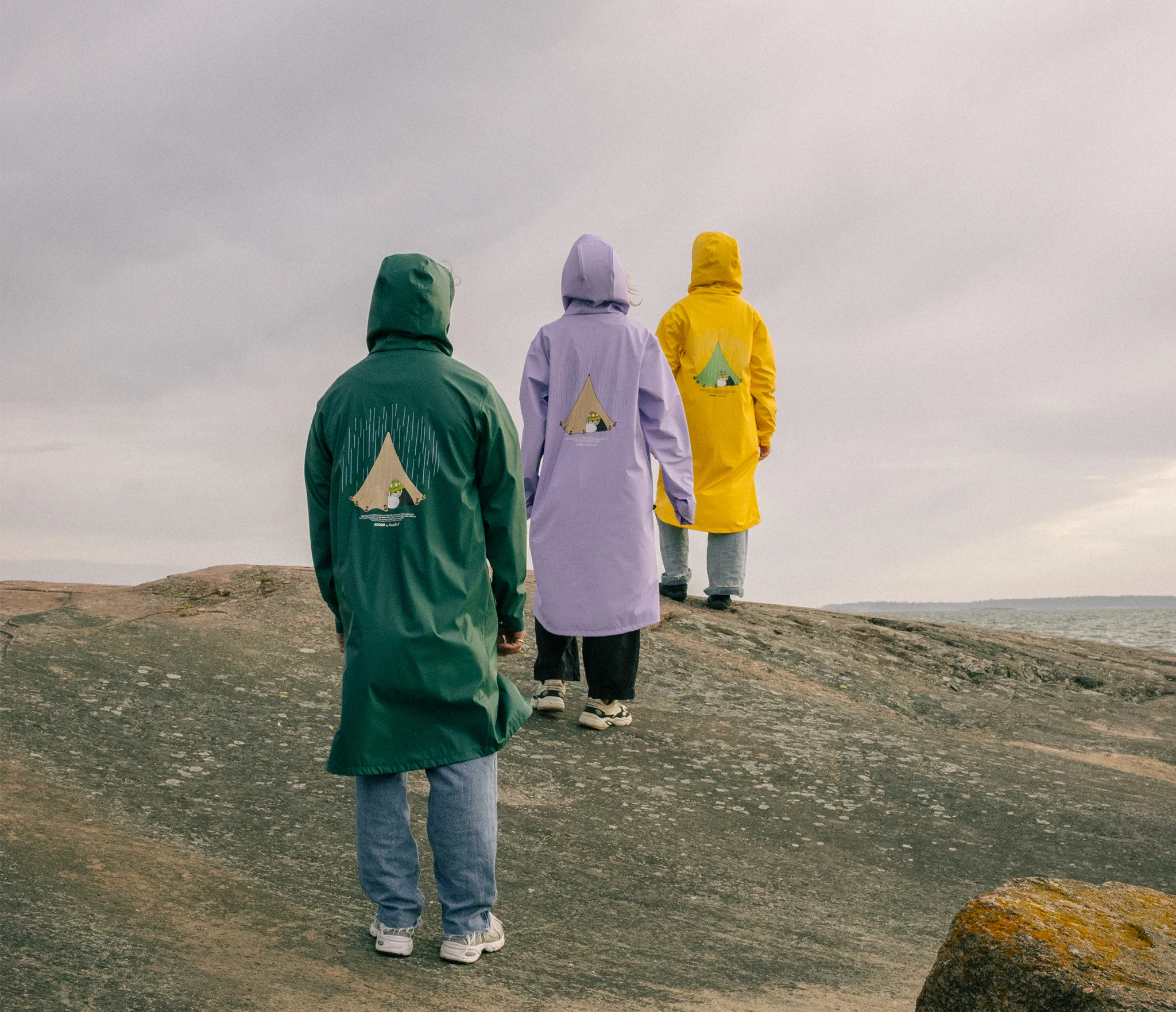 Moomin Rain Jacket Unisex Waterproof- Lilac - Snøluv