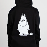 Moomintroll's Temper Hoodie Unisex - Black