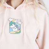 Moomintroll's Adventure Hoodie Ladies - Light Pink