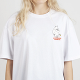 Moomintroll's Flower T-Shirt Unisex - White - Snøluv