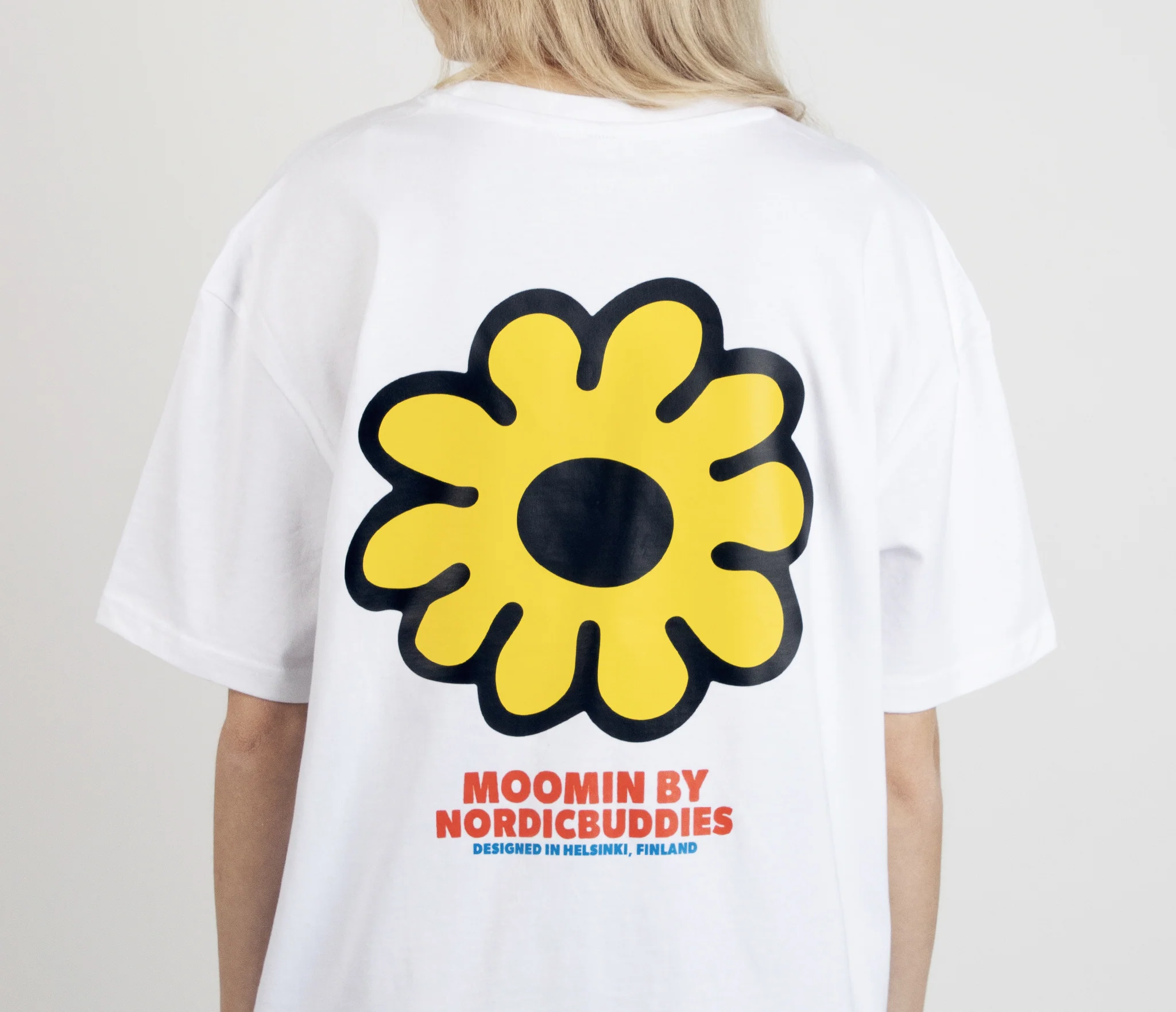 Moomintroll's Flower T-Shirt Unisex - White - Snøluv