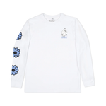 Moomin Long Sleeve Shirt, Moomintroll's Flower White, official Moomin licence