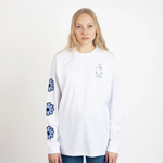 Moomin Long Sleeve Shirt, Moomintroll's Flower White
