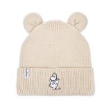 Moomin Winter Hat With Ears, Kids Fleece Lined Beige Hat - Snøluv