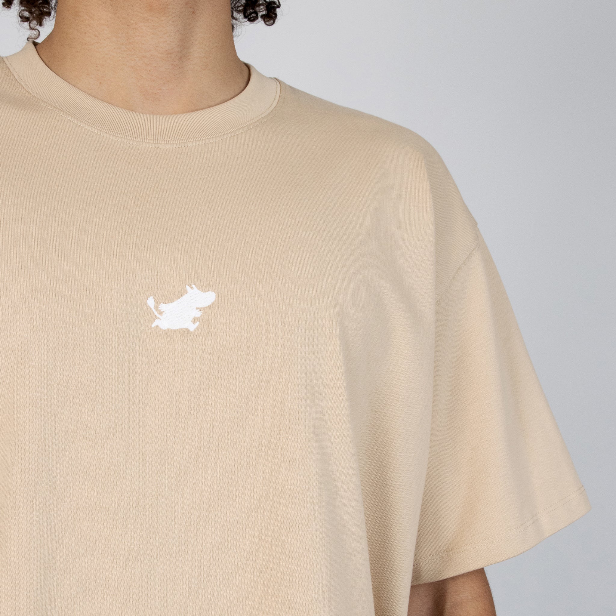 Moomin T-Shirt Unisex Premium Cotton - Beige - Snøluv