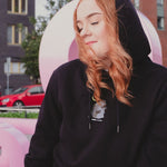 Premium Hoodie Organic Unisex Groke - Black - Snøluv