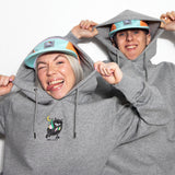 Premium Unisex Heavy Cotton Hoodie Stinky - Grey