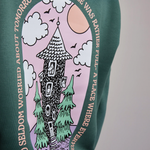 Moomin Unisex Hoodie Moominhouse Green, Premium Cotton - Snøluv