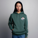 Moomin Unisex Hoodie Moominhouse Green, Premium Cotton - Snøluv