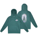 Moomin Unisex Hoodie Moominhouse Green, Premium Cotton - Snøluv