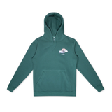 Moomin Unisex Hoodie Moominhouse Green, Premium Cotton - Snøluv
