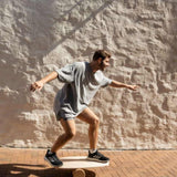 Round Balance Board With Exercise Roll - Side Logo