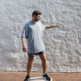 Round Balance Board With Exercise Roll - Side Logo