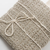 Big Linen Towel - Textured Grey