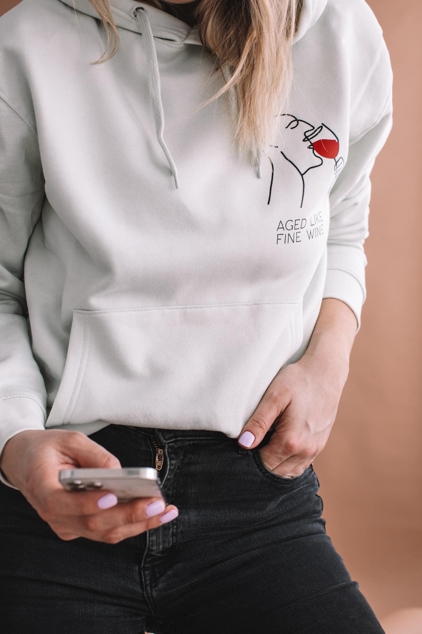 Oversized Hoodie Aged Like Fine Wine Unisex - Snøluv