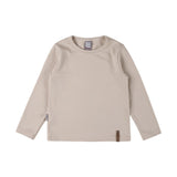 Beige kids merino wool top by Lenne