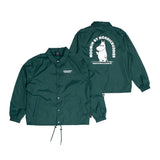 Green Moomin coach jacket with Moomintroll print by Nordicbuddies