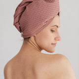 Cotton Waffle Hair Towel/Turban