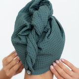 Cotton Waffle Hair Towel/Turban