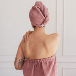 Cotton Waffle Sauna Wrap With Velcro